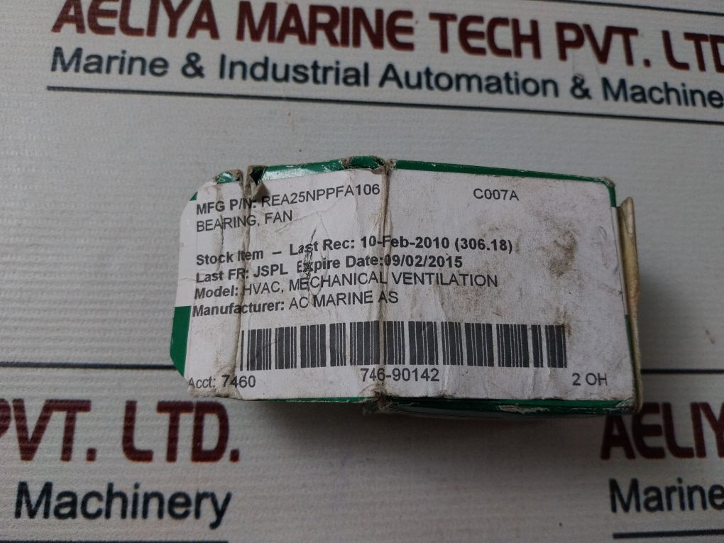 Ina Ac Marine As Rae25-npp-fa106 Fan Bearing