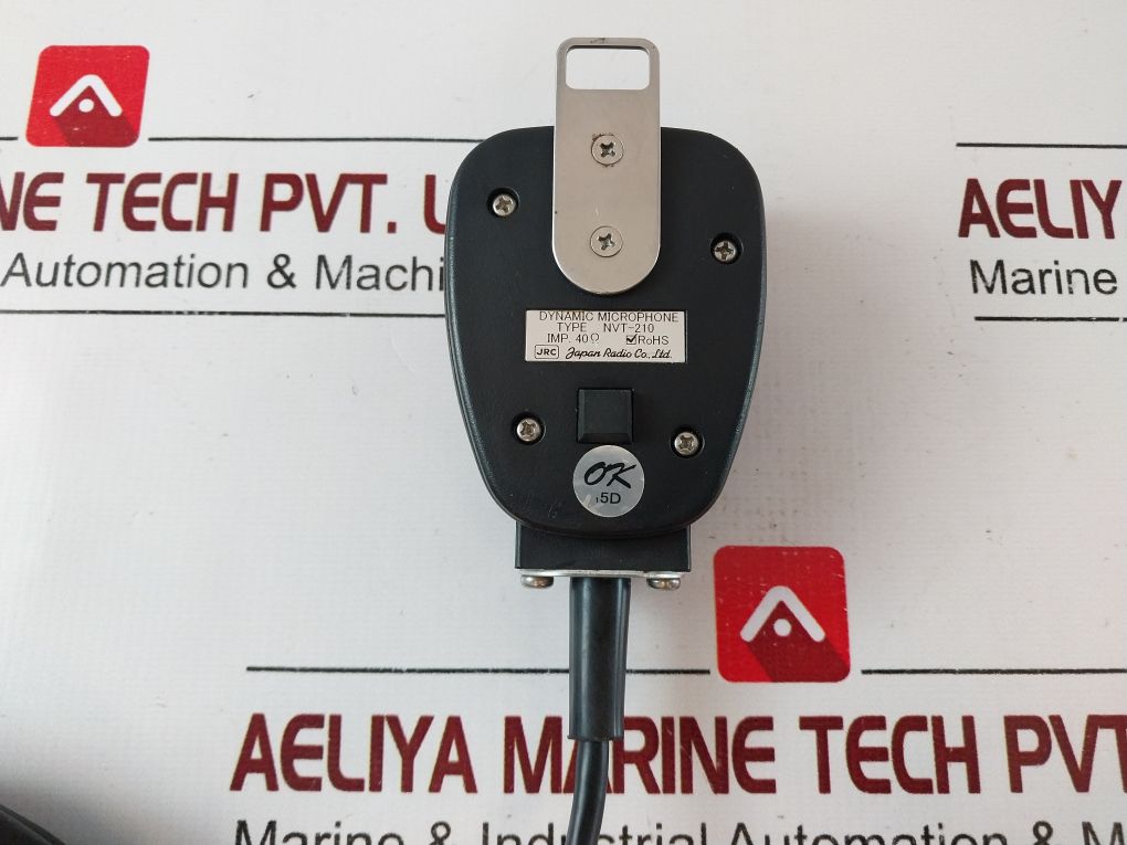 Jrc Nvt-210 Dynamic Microphone With 10 Meter Cable