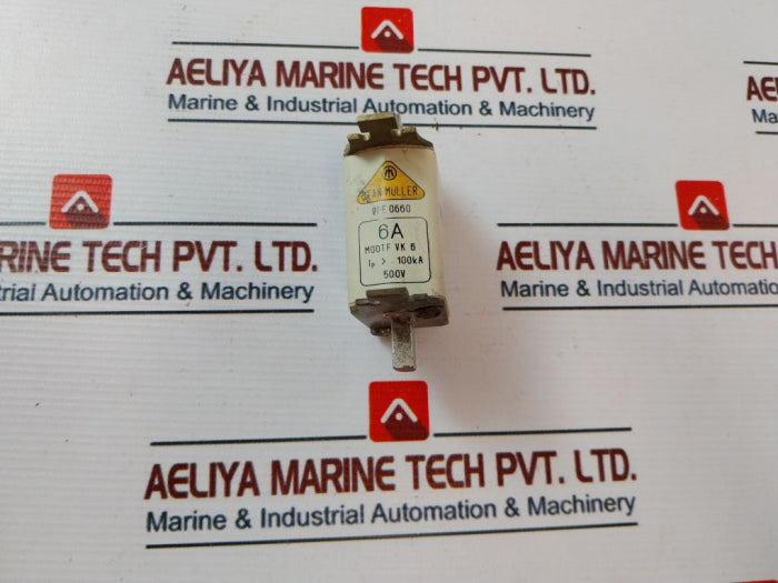 Jean Muller Vde 0660 Fuse 6A 500V