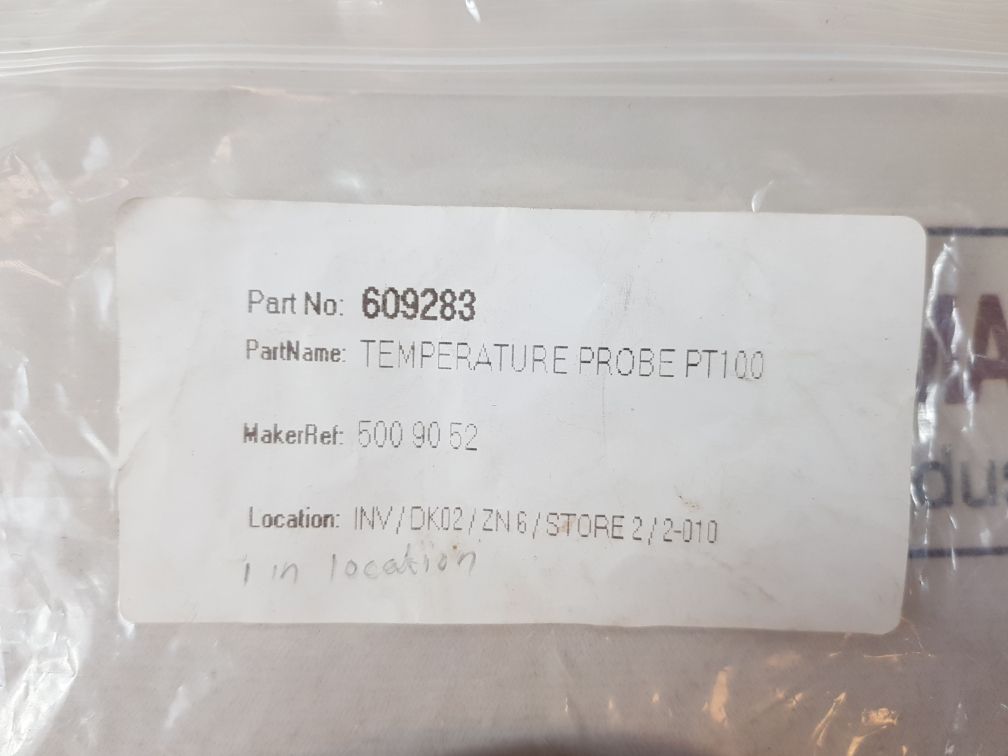 Jumo pt100 temperature probe 609283