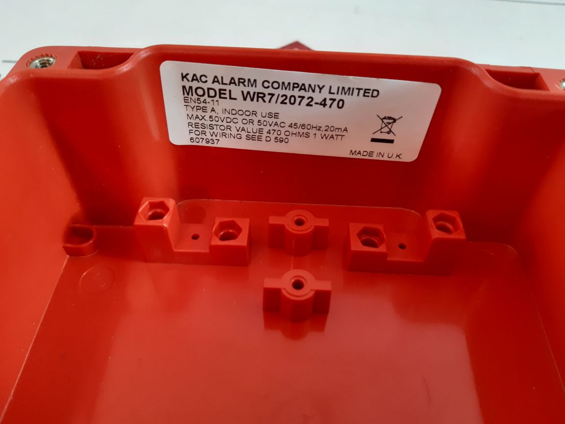 Kac Wr7/2072-470 Type A Indoor Use Call Point 607937