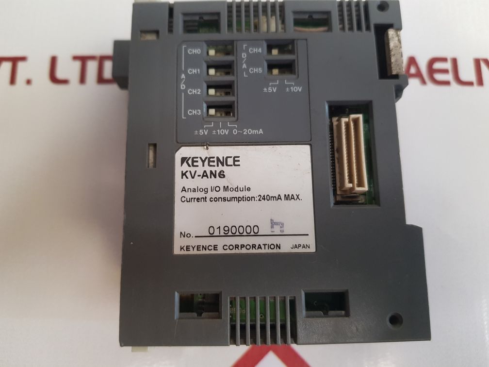 Keyence Kv-an6 Analog I/O Module 0~20 Ma