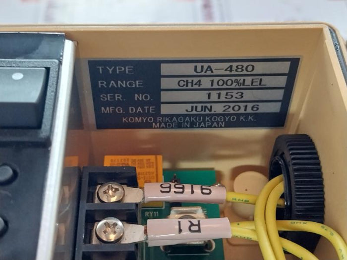 Kitagawa Ua-480 Combustible Gas Alarm System Ch4 Ac100V 50/60Hz