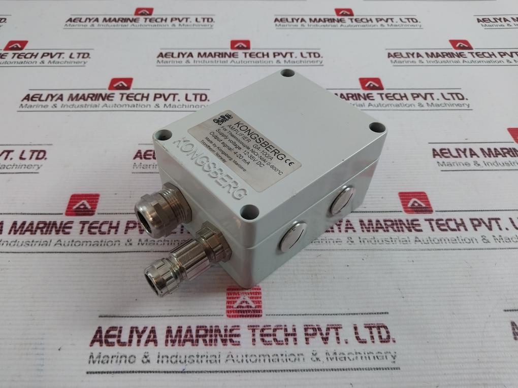 Kongsberg Ga-100/A Amplifier 12-35V Dc 4-20 Ma