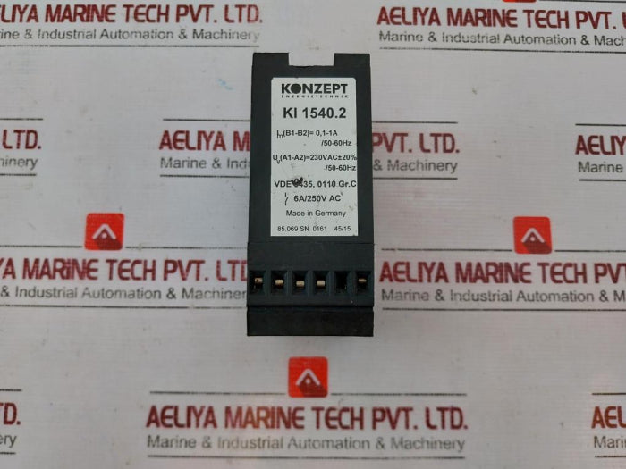 Konzept KI 1540.2 Current Monitoring Relay 230VAC 6A/250V AC, 85.069