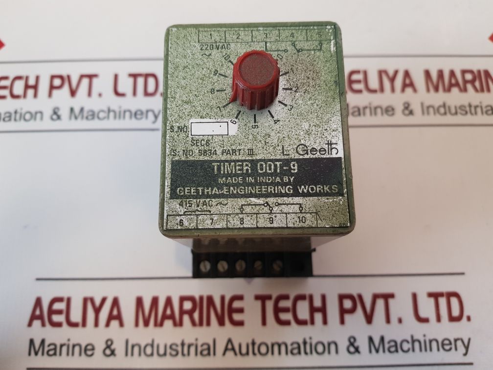 L.Geetha Odt-9 Timer 220V Ac