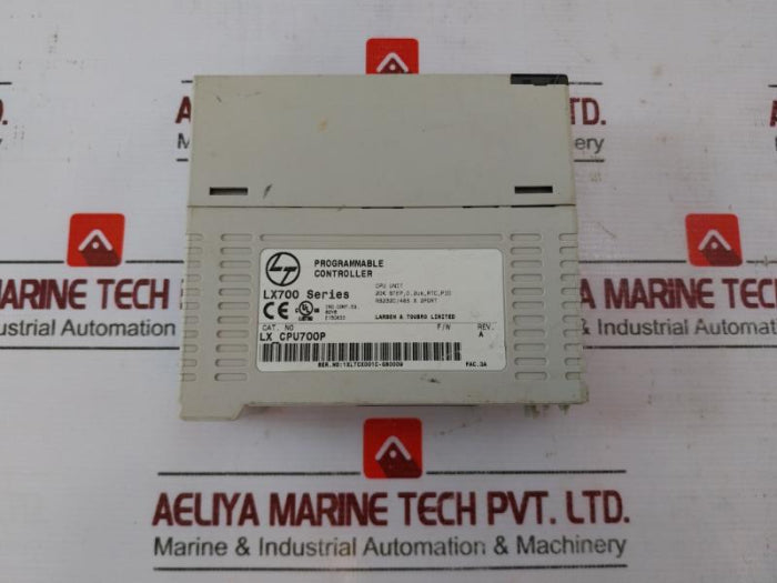 Larsen & Toubro Lx_Cpu700P Programmable Controller Lx700 Series Rev.A E150833