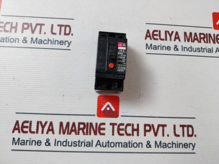 Lg 15A Circuit Breaker 2 Poles 2 Element 8078