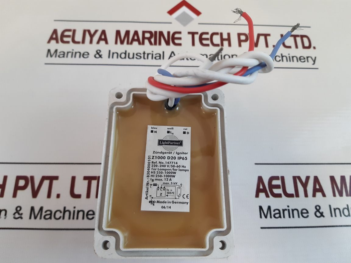 Light Partner Z1000 D20 Ignitor IP65 220-240 V/50-60HZ 12A