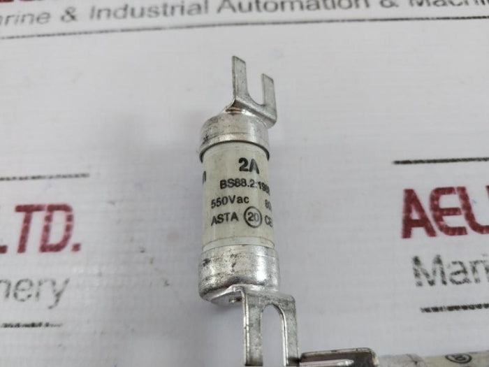 Lot of 10X Bussmann NITD2 Low Voltage HRC Fuse2A 550VAC 80 KA
