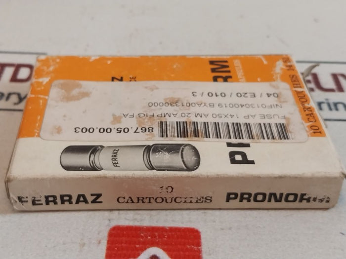 Lot of 10X FERRAZ C63211 Cylindrical Fuse AP 14X50 AM