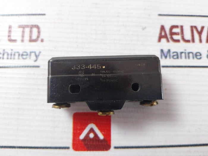 Lot of 2X Honeywell 333-445 Micro Switch 15A 125-480VAC