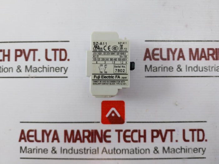 Lot of 2X FUJI ELECTRIC SZ-A11 Auxiliary Contact Block A600 Q300 JIS C 8201