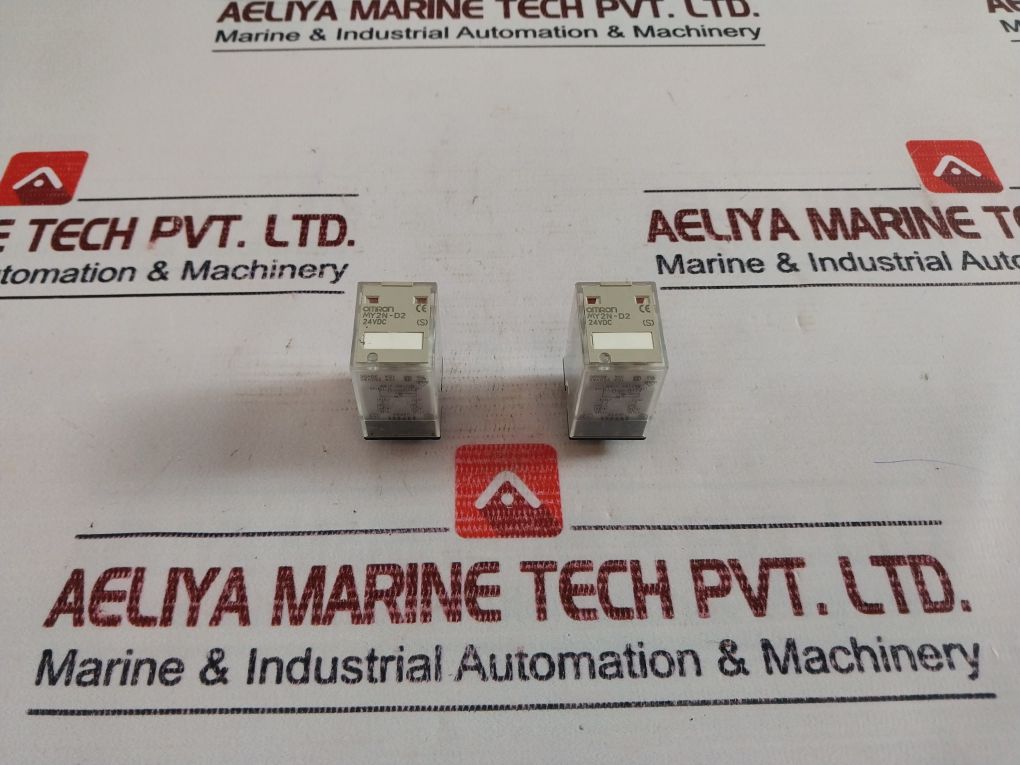 Lot Of 2X Omron My2N-D2 Relay 10A 250V