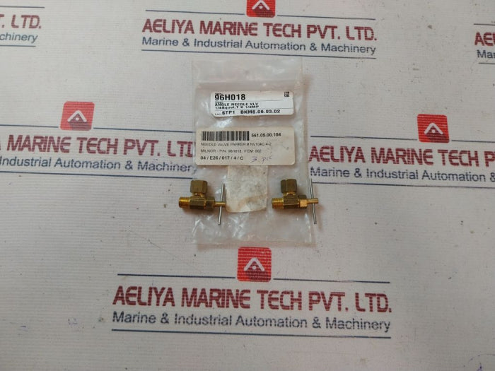 Lot Of 2X Parker Nv104C-4-2 Needle Valve 96H018