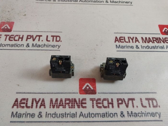 Lot of 2X TELEMECANIQUE ZB2-BE102 Auxiliary Contact Block For Switch 240V