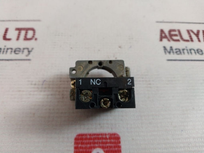 Lot of 2X TELEMECANIQUE ZB2-BE102 Auxiliary Contact Block For Switch 240V