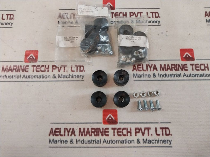 Lot of 3X 475-221-000 Rubber Foot Set