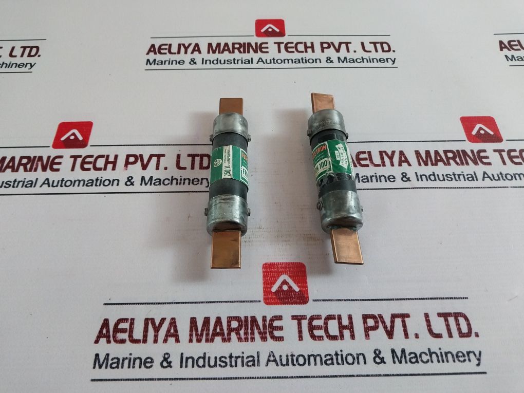 Lot Of 4X Bussmann Frn 100 Dual Element Time Delay Class K9 Fuse 250 V