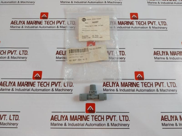 Lot Of 5x Serto 6-1/4-6 Male Adaptor Tee Union 762.20.12.009 16997