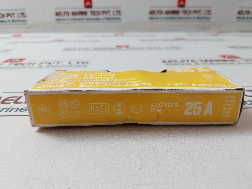 Lot Of 5X Siemens 25/500 Fuse Insert 25A