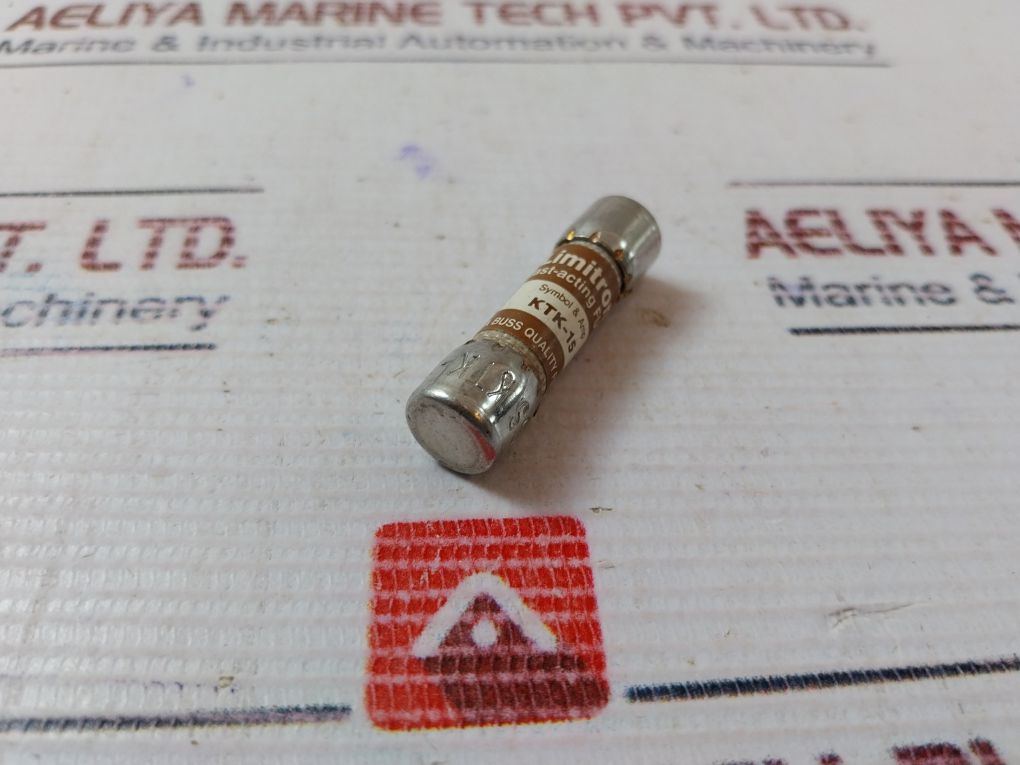 Lot Of 6X Bussmann Ktk-15 Fast Acting Fuse 15A 600V