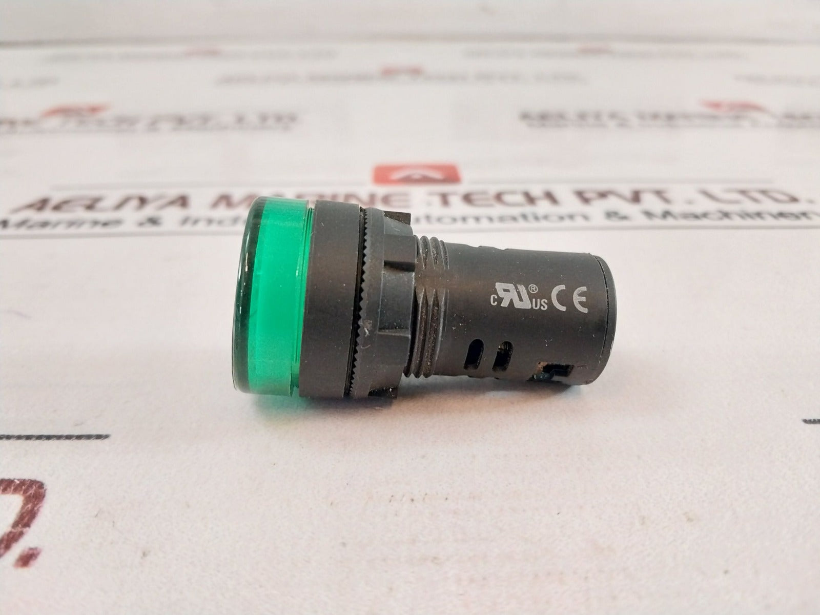 Lot of 6X TAIWAN NLD-22 LED Green Pilot Lamp Indicator Light AC 220V-240V 20MA