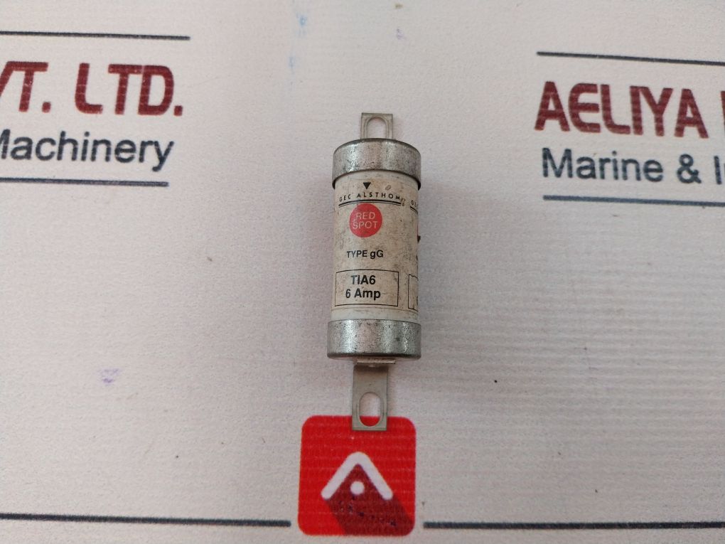 Lot Of 8X Gec Alsthom TIA6 Fuse Link GG 6A