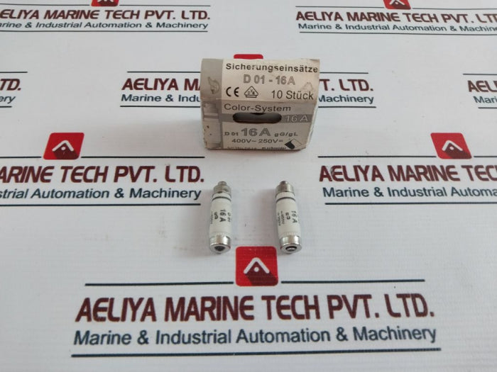 Lot Of 9X M.Schneider D 01 16A Fuse 250V