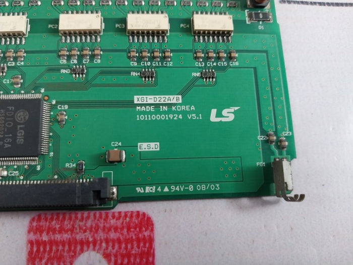 Ls Xgi-d22A Programmable Logic Controller Board