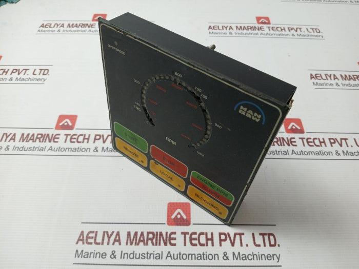 Man B&W Rpm Indicator 0-1200 Rpm 24Vdc