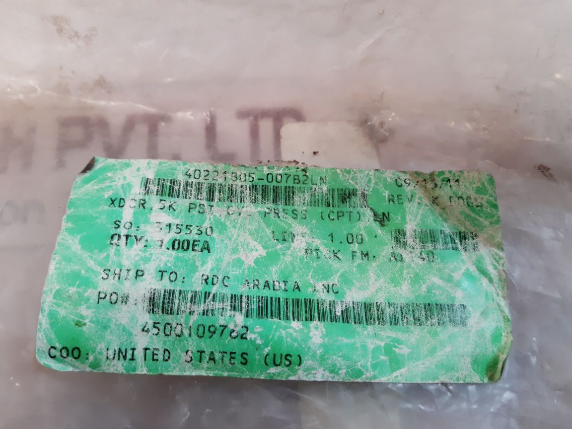 Md Totco 40221805-007B2Ln Pressure Transducer