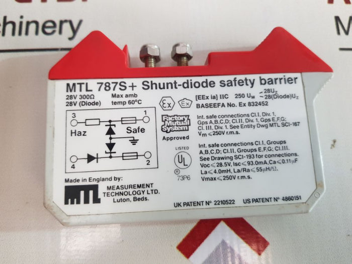 Safety Barrier Shunt-diode 787S+ Measurement Technology - New