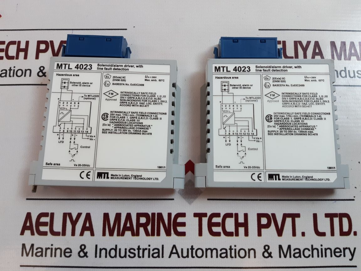 Measurement Technology Mtl4023 Solenoid Alarm Driver