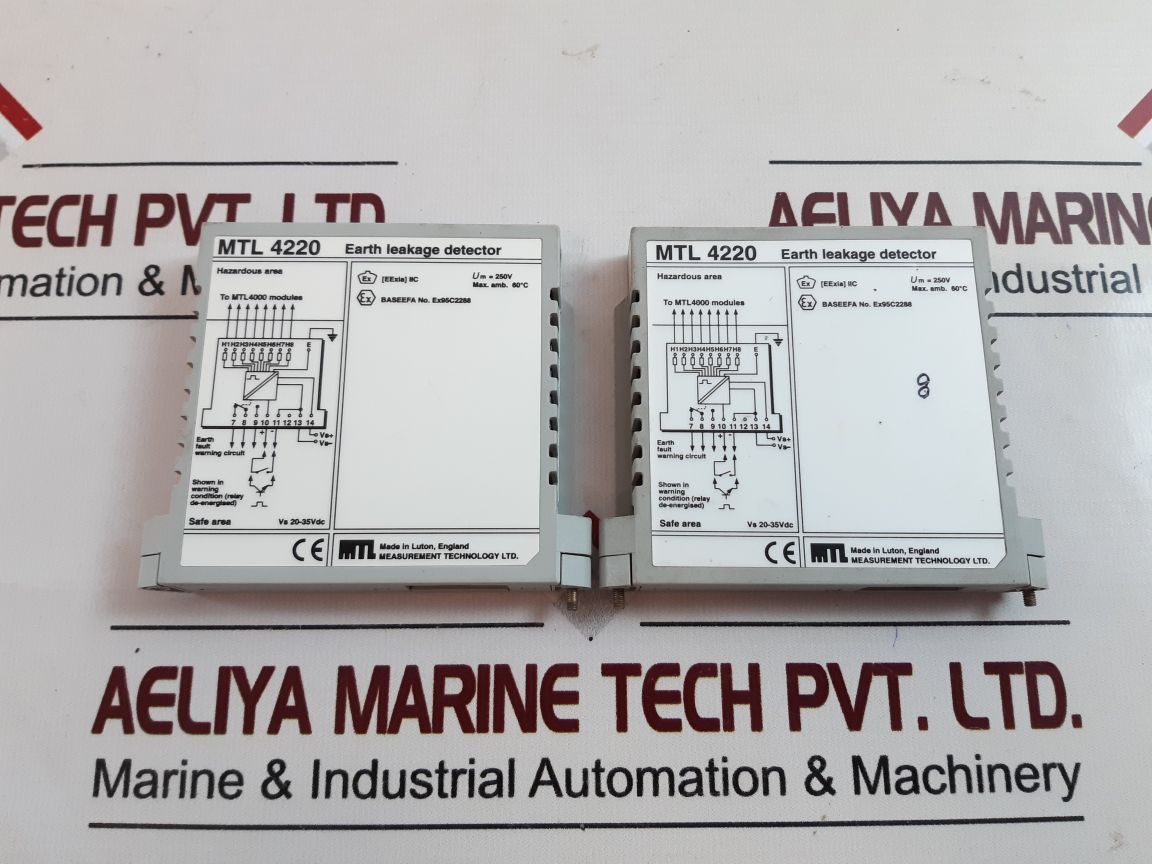 Measurement Technology Mtl 4220 Earth Leakage Detector Vs 20-35 Vdc