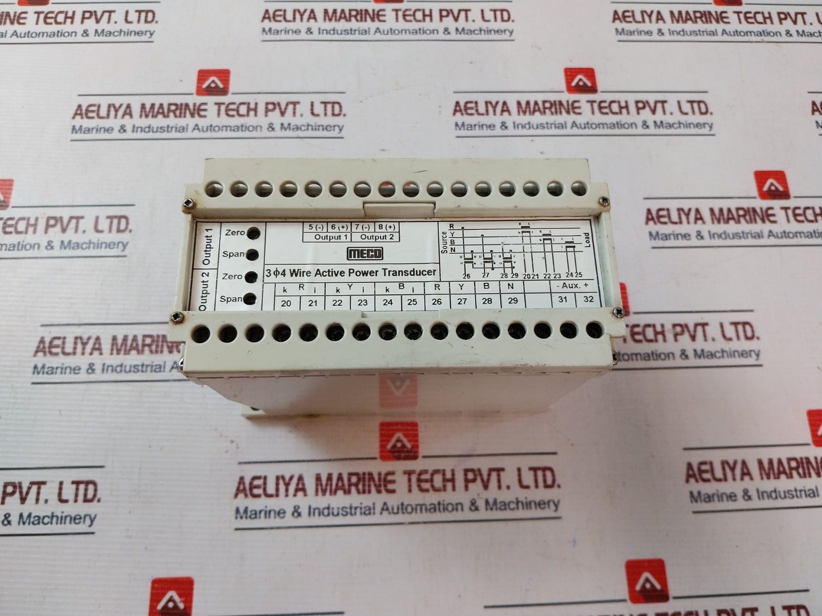 Meco WT34 Active Power Transducer 0-5.00mW 0-110 VAC