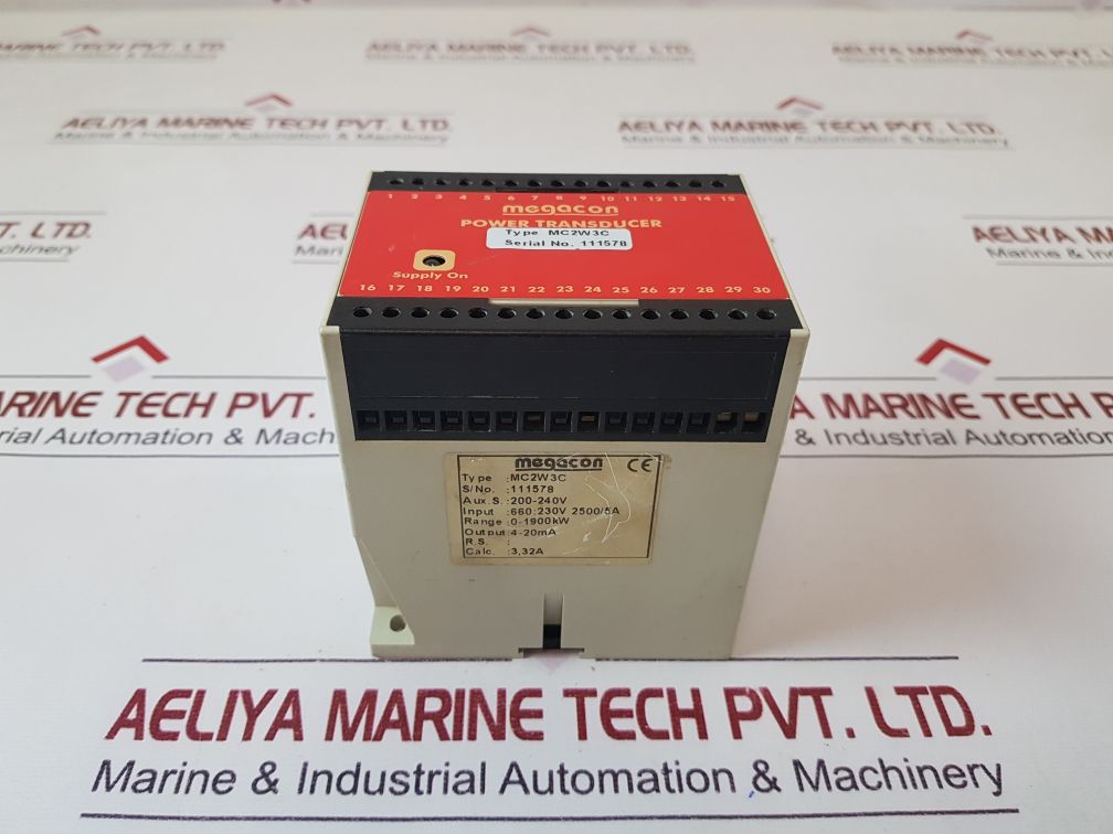 Megacon Mc2W3C Power Transducer 0-1900 Kw