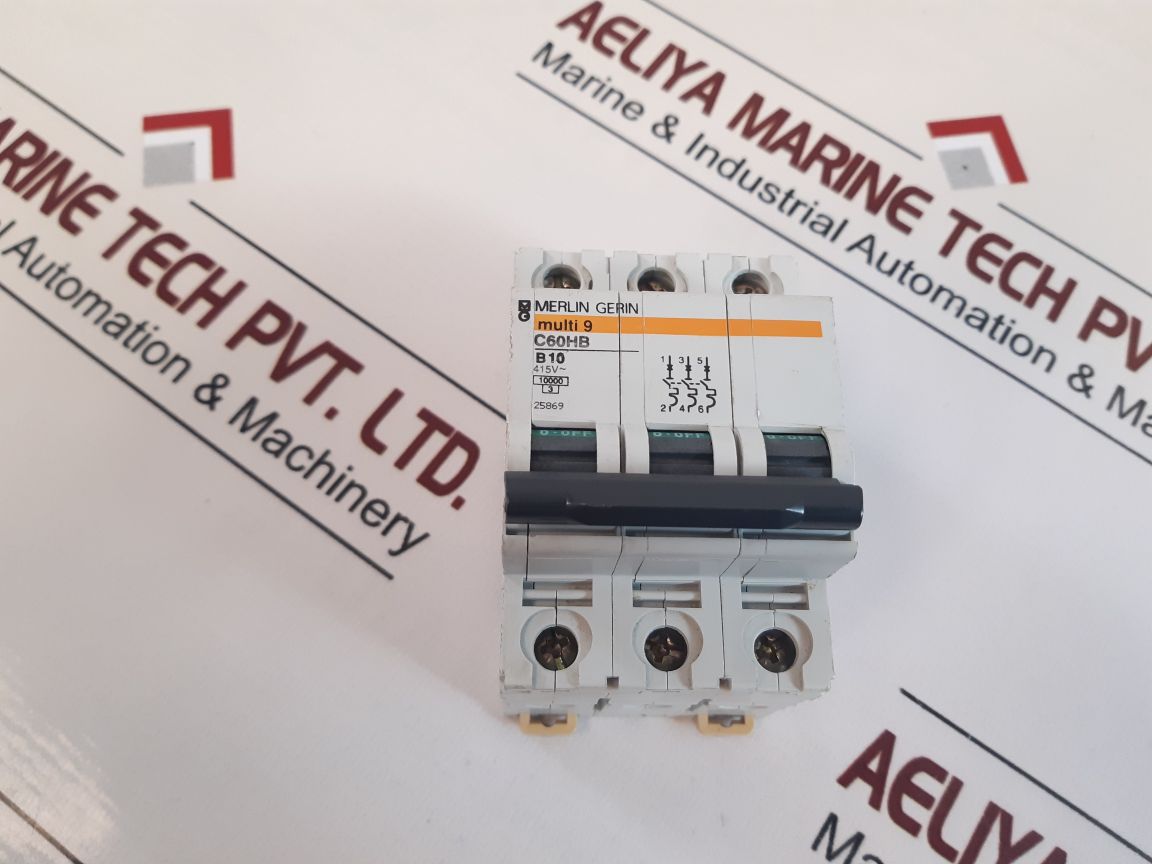 Merlin Gerin C60Hb Circuit Breaker 415V Ac
