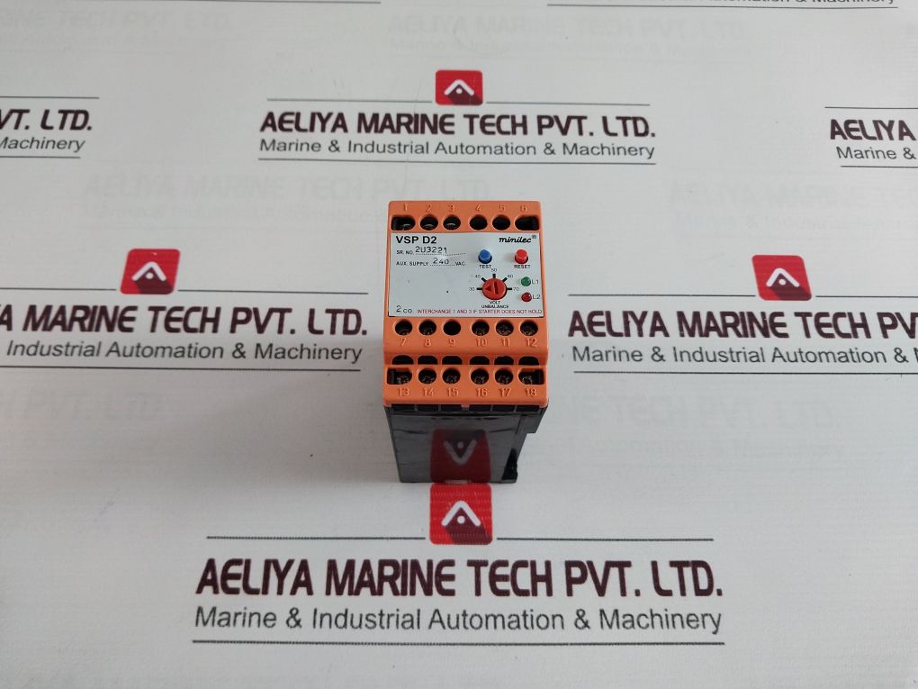 Minilec Vsp D2 Phase Failure Relay 240 Vac