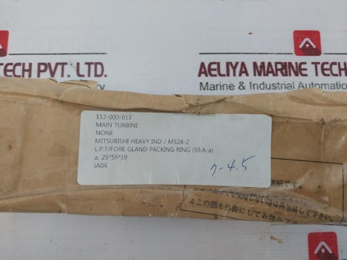 Mitsubishi 152-000-013 Low Pressure Turbine/fore Gland Packing Ring