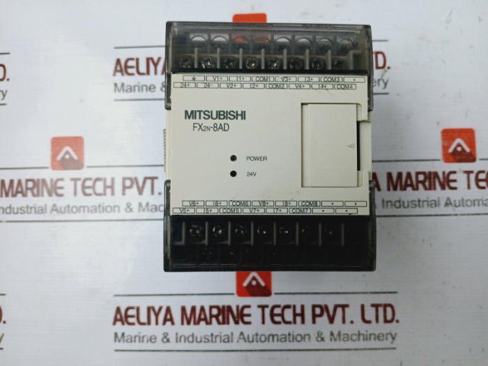 Mitsubishi Electric Fx2N-8Ad 8 Analog Input Module 24V Dc