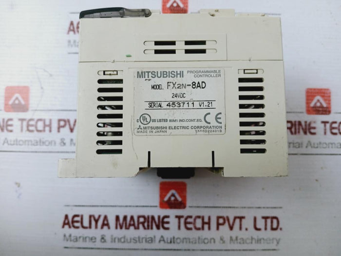 Mitsubishi Electric Fx2N-8Ad Programmable Controller, 24Vdc, V1.21