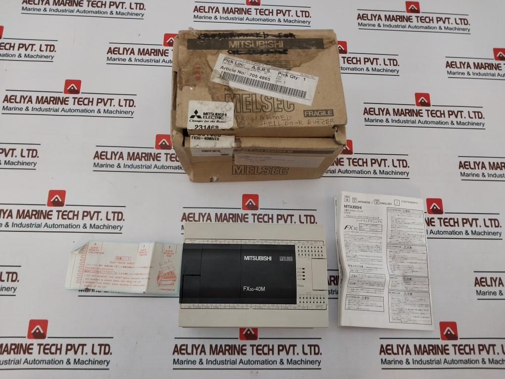 Mitsubishi Electric Fx3G-40Mr/Es Programmable Controller 100-240Vac