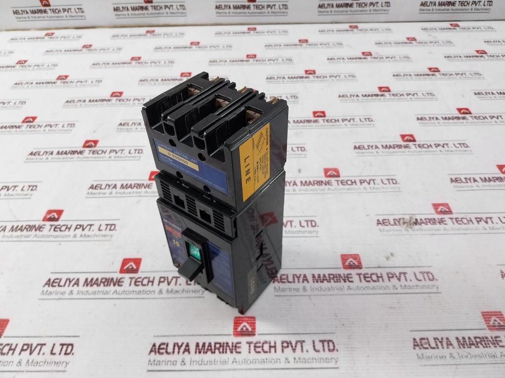 Mitsubishi Electric Nf50-uc No-fuse Breaker 15A 3-pole 600V Ac