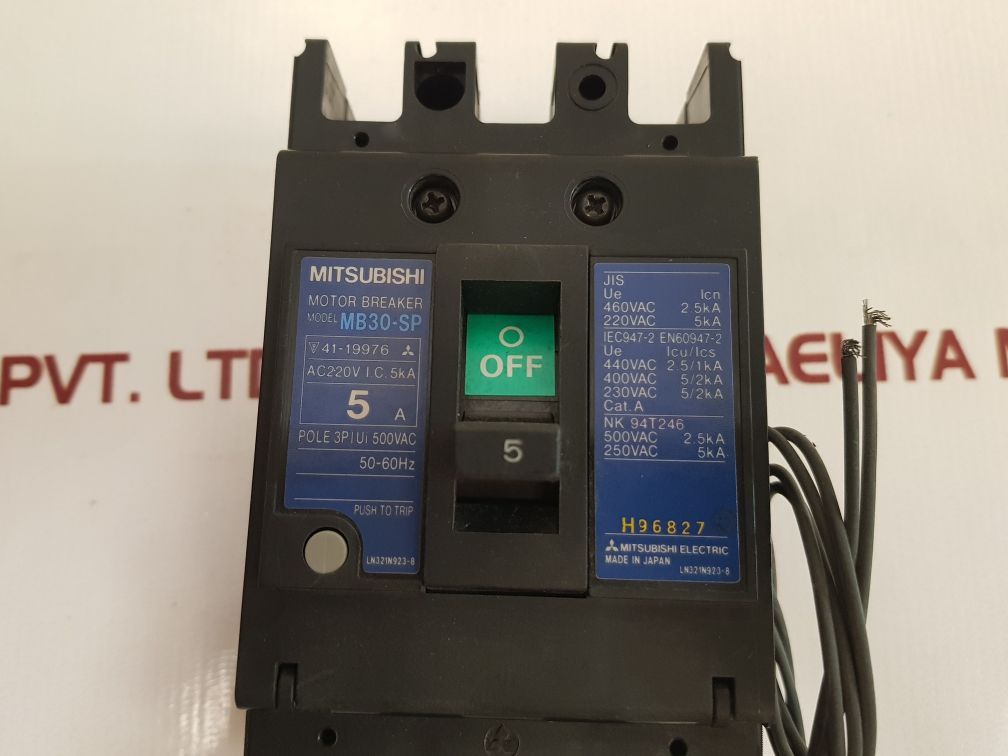 Mitsubishi Mb30-sp Motor Protection Circuit Breaker