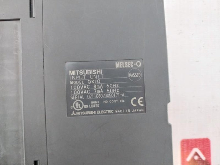 Mitsubishi Melsec-q Qx80 Plc I/O Module For Use With Series 100Vac 8Ma 60Hz