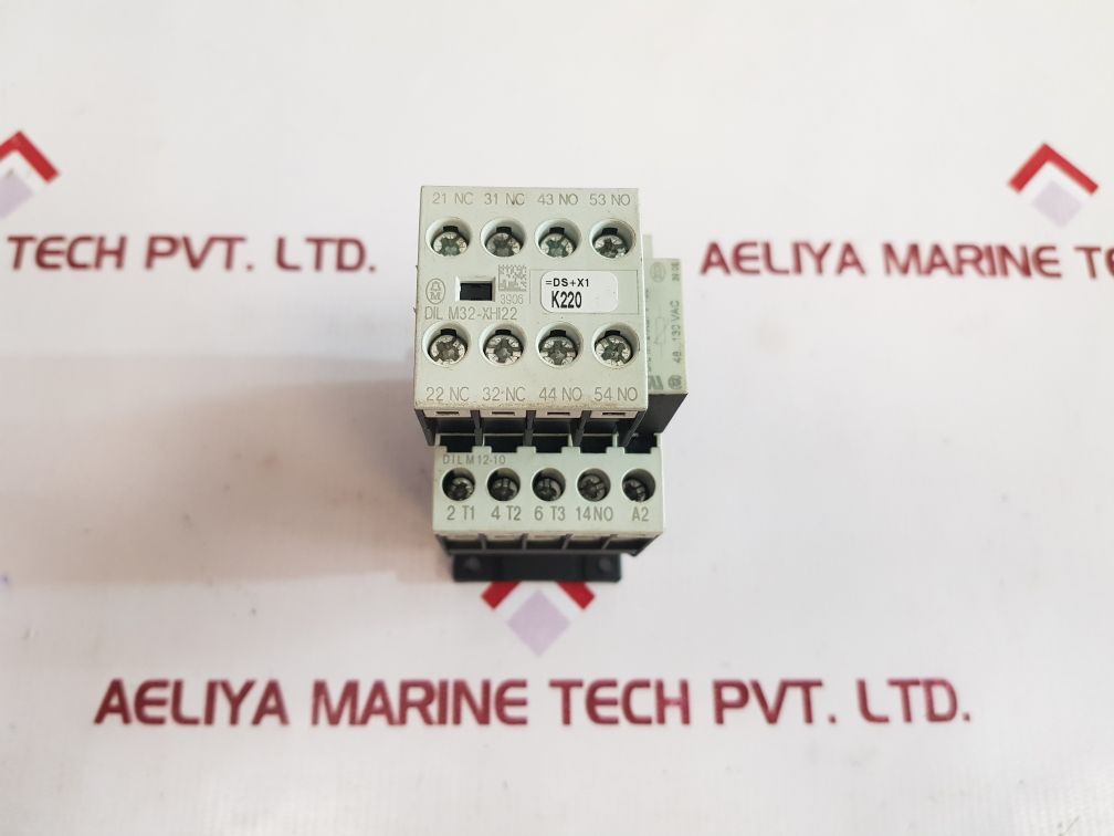 Moeller Dil M32-xhi22 Contactor With Dil M 12-10 Auxiliary Contact