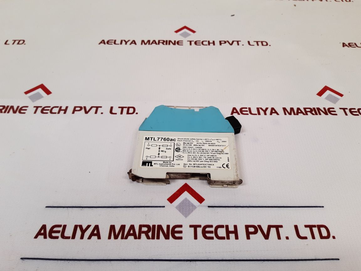 Mtl 7760Ac Shunt Diode Safety Barrier 200Ma 250V