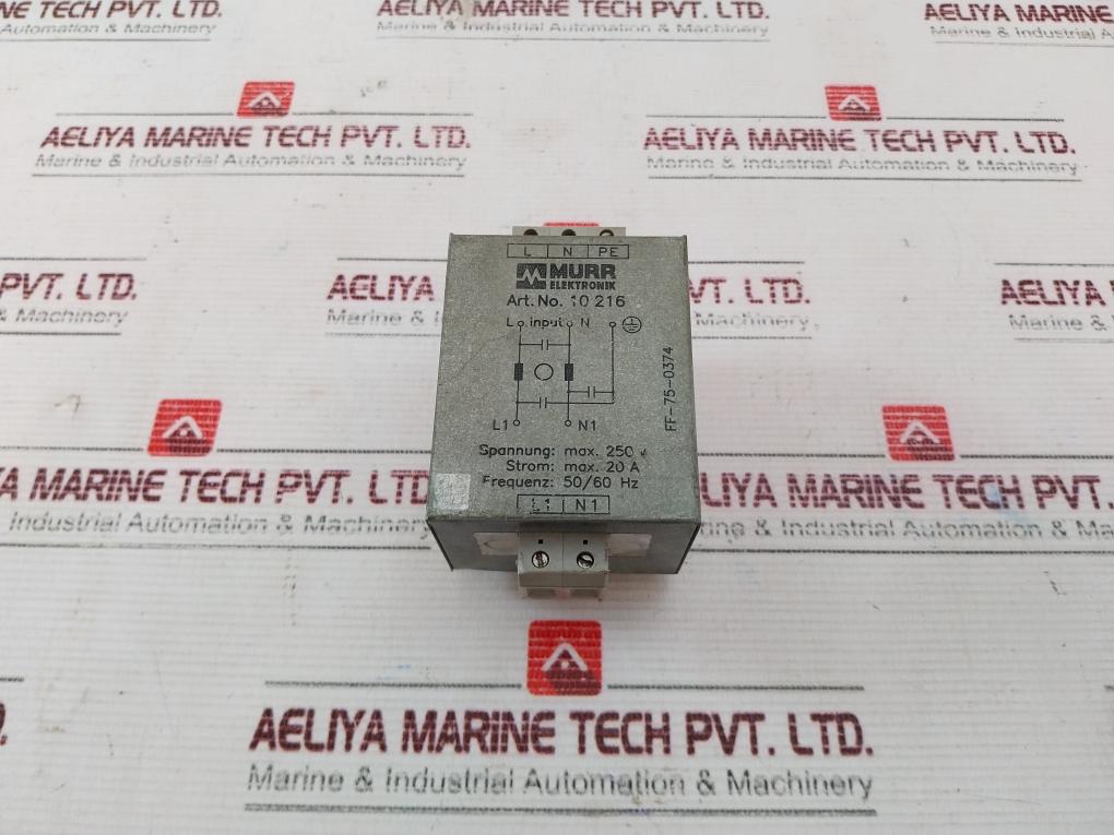 Murr Elektronik Ff-75-0374 Line Filter 10216