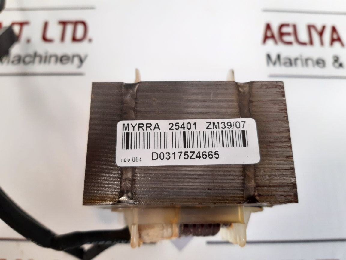 Myrra 25401 Zm39/07 Rev 004 Transformer